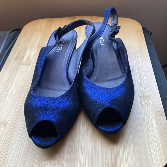 Vaneli slip on electric blue shoe - Picture 2 of 4